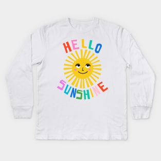 Hello Sunshine Kids Long Sleeve T-Shirt